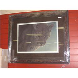 FRAMED L E PRINT "STARLIGHT COUGAR