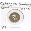 Image 1 : Colorado Springs transit token  VF