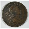 Image 1 : 1802 LARGE CENT SHELDON 231 STEMLESS WREATH SMALL FRACTION VF/XF WELL STRUCK