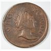 Image 2 : 1760 VOCI POPULI HALF CENT "VOOE" ERROR VARIETY XF/AU PLANCHET STRESSING EVIDENT