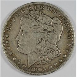 1903S  Morgan $  F/VF  est $95-$100