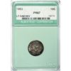 Image 1 : 1951 proof Roosevelt dime  in a 1953 Holder  NTC67  GRADED RIGHT  est $95.-100
