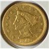 Image 1 : 1852 $2.50 GOLD LIBERTY XF/AU