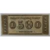 Image 2 : $50  CANAL BANK NOTE REMAINDER NOTE NEW ORLEANS LA  CU