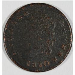 1810 large penny    fine but corroded  est $50-$60