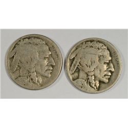 1924S & 26D  Buffalo nickel  good  est $25-$30