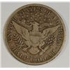 Image 2 : 1914S    Barber half $all original color borderline fine  est $20-$25