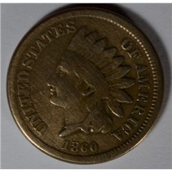 1860 INDIAN HEAD CENT G/VG