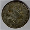 Image 1 : 1853 THREE CENT SILVER VG