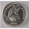 Image 2 : 1884 SEATED QUARTER ICG GEM PROOF 65 PERFECT!