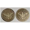Image 2 : 1902S and 07O  Barber quarters all original color strong VG  est $35-$40