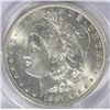 Image 2 : 1887O  Morgan $ PCGS63    claim to a point higher est $140-$150
