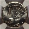 Image 2 : 1943-S MERCURY DIME NGC MS66 GEM