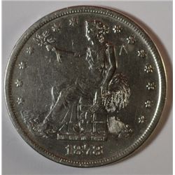 1878-S TRADE DOLLAR XF (DAMAGED)