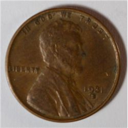 1931-S LINCOLN ONE CENT XF