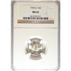 Image 1 : 1945-D MERCURY DIME NGC MS65 GEM