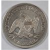 Image 2 : 1854 ARROWS SEATED HALF DOLLAR AU ORIGINAL