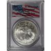Image 1 : 2001 AMERICAN SILVER EAGLE GEM UNC.  9-11-01  WTC GROUND ZERO RECOVERY