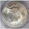 Image 2 : 2001 AMERICAN SILVER EAGLE GEM UNC.  9-11-01  WTC GROUND ZERO RECOVERY