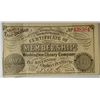 Image 1 : WASHINGTON LIBRARY CO. $1.00 MEMBERSHIP NOTE