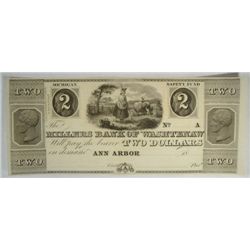 18-- $2.00 MILLERS BANK OF WASHTENAL, MI  NOTE