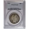 Image 1 : 1915 BARBER HALF DOLLAR PCGS VG-F 10 PERFECT!