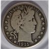 Image 2 : 1915 BARBER HALF DOLLAR PCGS VG-F 10 PERFECT!