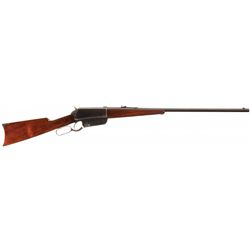 Scarce and Desirable Early Production Winchester Model 1895 Flat Side Lever Action Rifle with Three