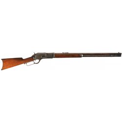 Winchester Model 1876 Lever Action Rifle with .50 Express Barrel