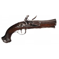 Berleur Flintlock Pistol with Blunderbuss Style Barrel