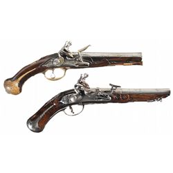 Two European Flintlock Pistols