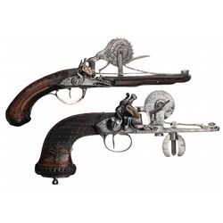 Collector's Lot of Two European Flintlock Powder Testers