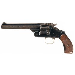 Fine French Shipped Smith & Wesson New Model No. 3 Single Action Target Revolver with Retailer Addre