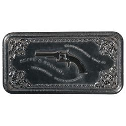 Gutta Percha Revolver Case for a First Model Smith & Wesson Revolver