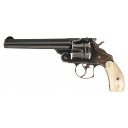 Serial Number 2 Scarce Smith & Wesson .38 Winchester Double Action Revolver with Pearl Grips and wit