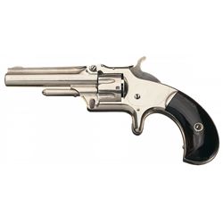 Very Fine and Rare Smith & Wesson Model Number 1 3rd Issue Revolver with Scarce 2 3/4 Inch Barrel