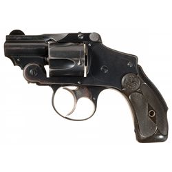 Scarce Smith & Wesson 38 Safety Hammerless 5th Model Double Action Revolver with Ultra Rare 1 1/2 "B