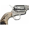 Image 4 : Engraved Colt Single Action Revolver with Stag Grips