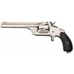 Very Fine Smith & Wesson 38 Single Action 2nd Model Revolver with 5 Inch Barrel