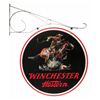 Image 2 : Large Round Hanging Winchester-Western Sign with Hanging Bracket