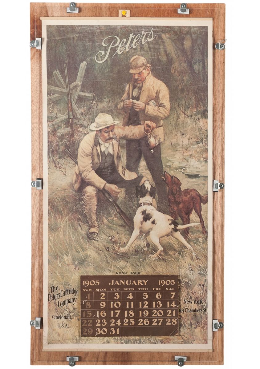 Peters Cartridge Company 1905 Advertisement Calendar