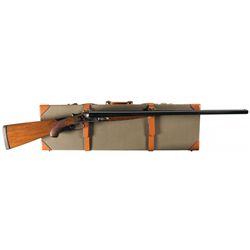 Engraved Lefever Arms Co. F Grade Side by Side Shotgun with Case