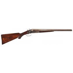 Antique Parker Bros. Side by Side Damascus Hammer Shotgun