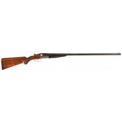 Engraved Walter Locke Hammerless Ejector Side by Side Shotgun