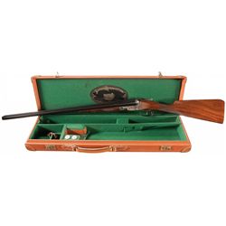 Winchester Parker Reproduction DHE Grade Side by Side Shotgun with Case