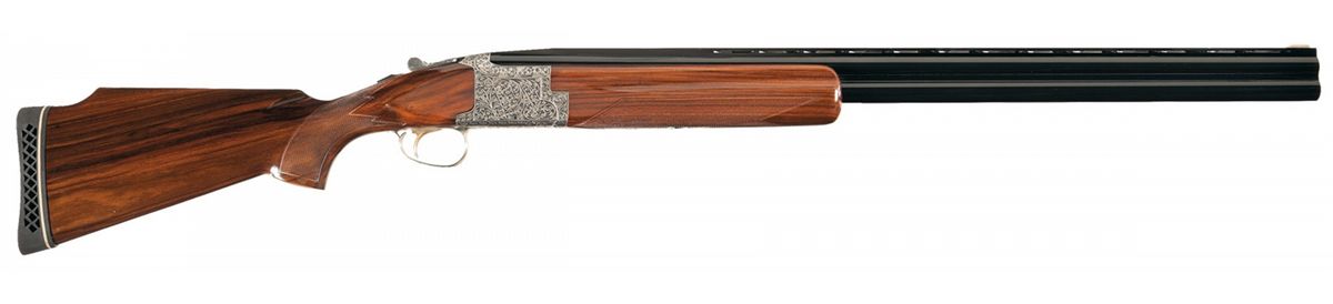 Engraved Laurona Model 82 Trap Competition Over/Under Shotgun