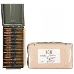 Two-Hundred Rounds of 50 BMG Ammunition, Loaded in Disintegrating Belts