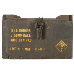 1640 Rounds of Malaysian 5.56mm NATO Ammunition