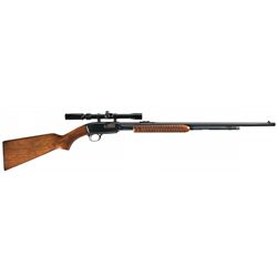 Winchester Model 61 Slide Action Rifle with Scope