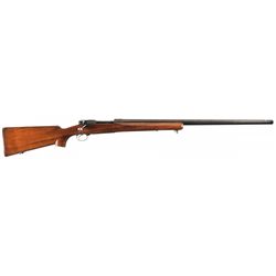 Desirable Pre-64 Winchester Model 70, 300 H&H Magnum Bull Gun Bolt Action Rifle with Ammunition